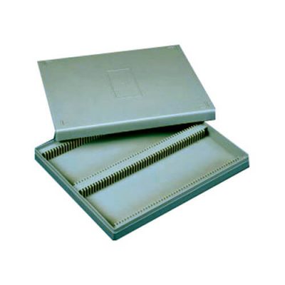 Slide Box stainless steel 100 slides